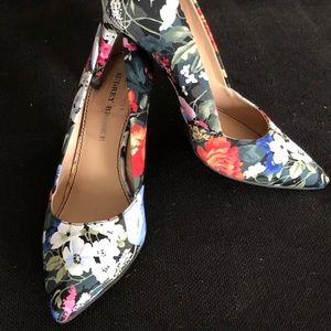 Audrey Brooke floral heels